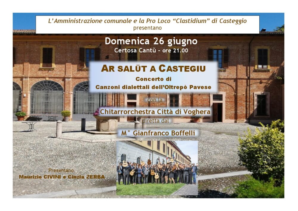 Concerto Dialetto Casteggio 26-6-2022