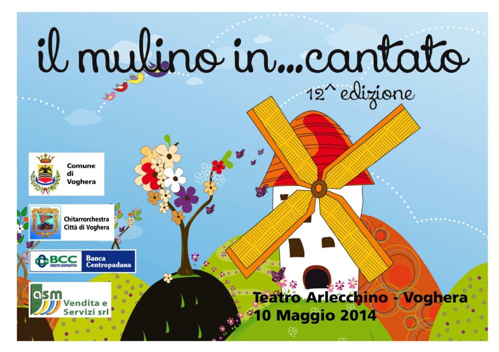 Locandina Mulino in..cantato 12 edizione 2014