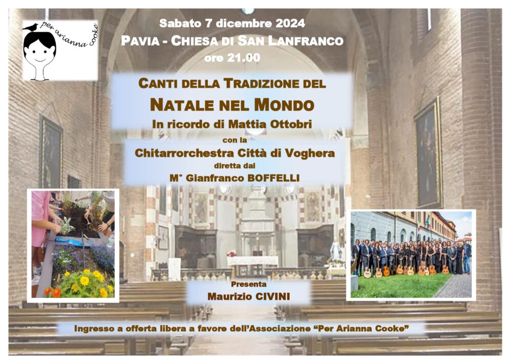 Concerto natale nel mondo chiesa San Lanfraco, Pavia