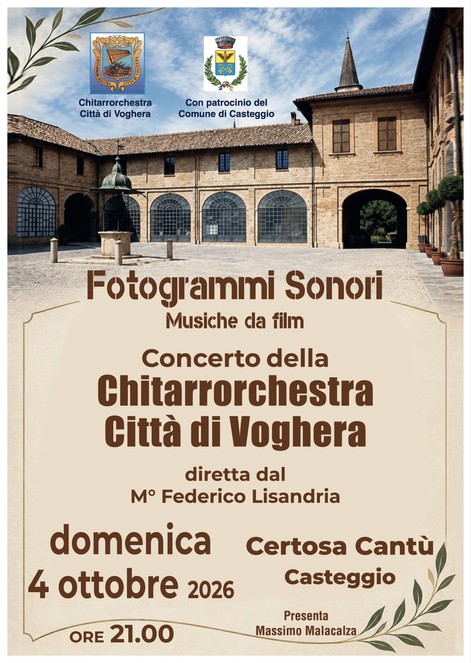 Locandina Concerto Musica da Film Casteggio 2026