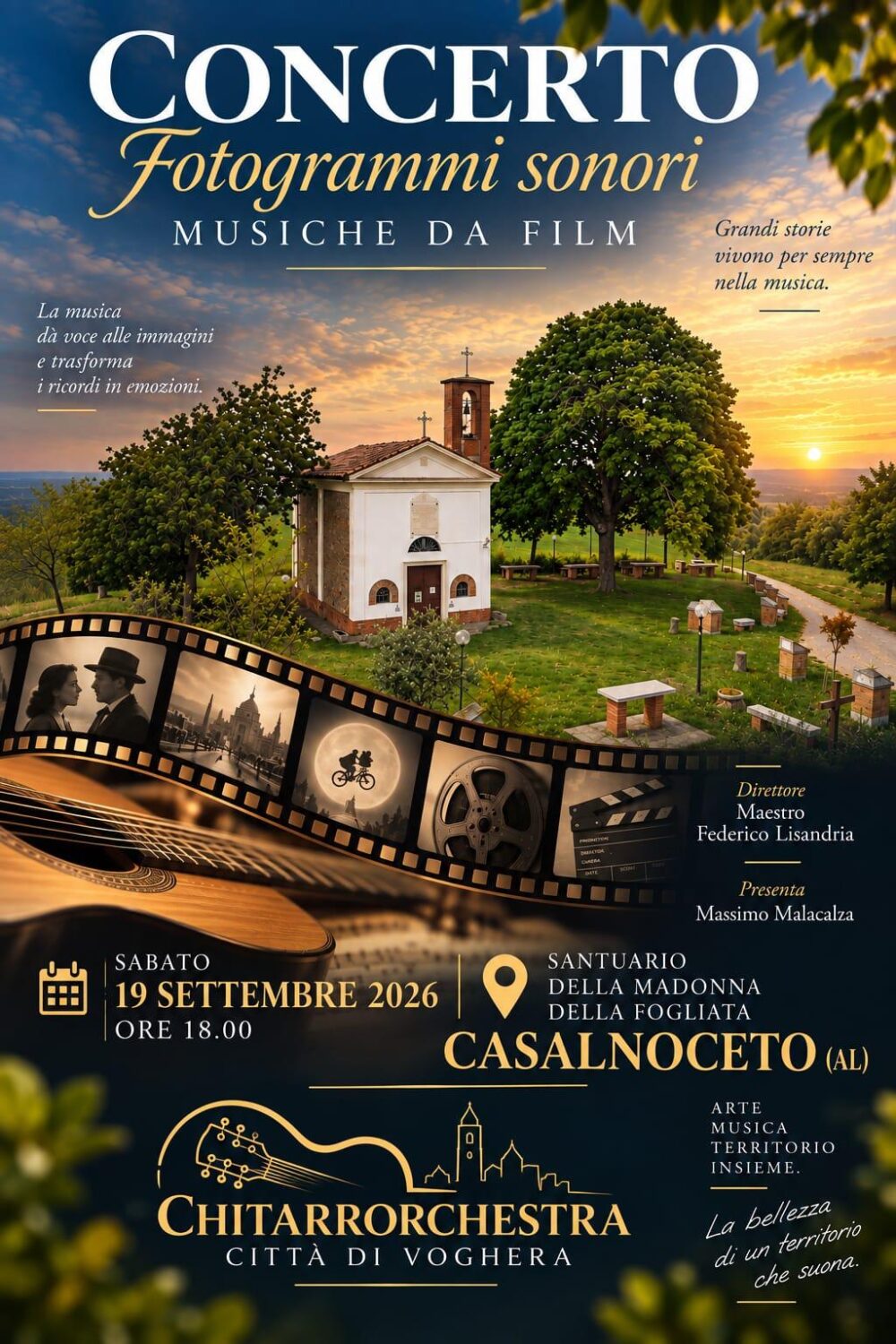 Locandina Concerto Musiche di film 2026